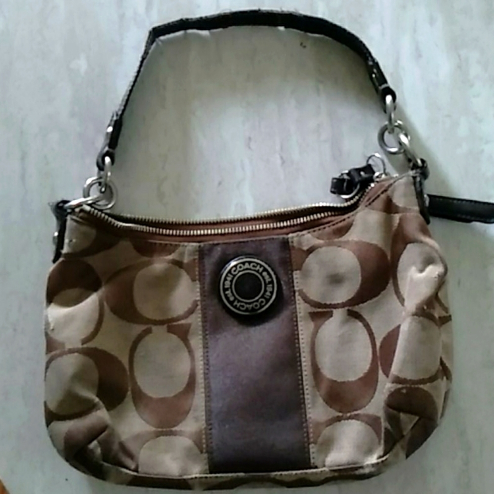 Coach purse brown/tan